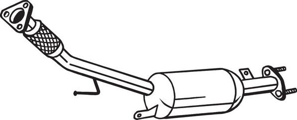 Bosal 095211 - Nosēdumu / Daļiņu filtrs, Izplūdes gāzu sistēma ps1.lv