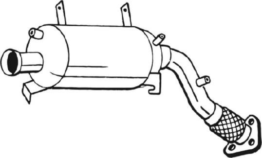 Bosal 095-235 - Nosēdumu / Daļiņu filtrs, Izplūdes gāzu sistēma ps1.lv