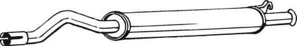 Bosal 105-159 - Vidējais izpl. gāzu trokšņa slāpētājs ps1.lv
