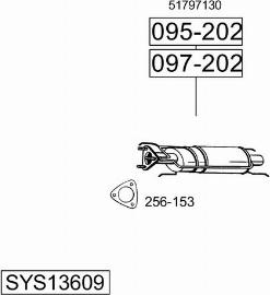 Bosal SYS13609 - Izplūdes gāzu sistēma ps1.lv