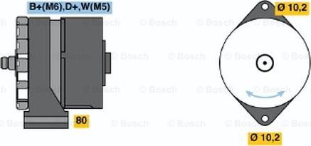 BOSCH 9 120 080 144 - Ģenerators ps1.lv