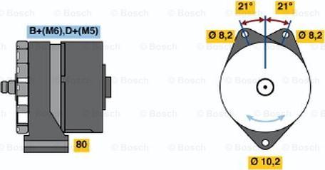 BOSCH 9 120 080 128 - Ģenerators ps1.lv