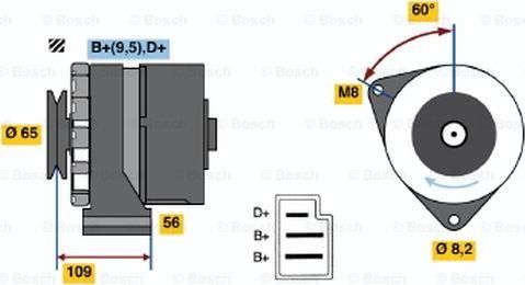 BOSCH 9 120 080 176 - Ģenerators ps1.lv