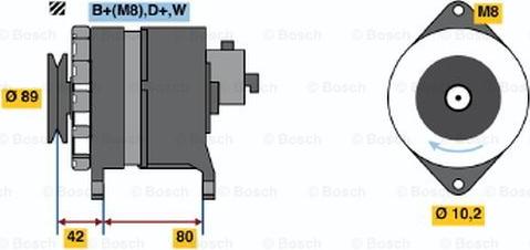 BOSCH 9 120 144 609 - Ģenerators ps1.lv