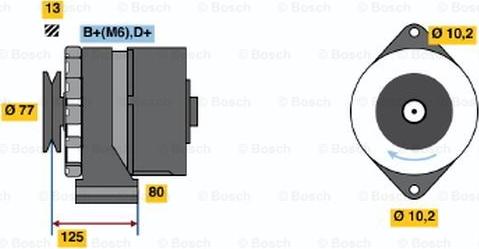 BOSCH 9 120 144 101 - Ģenerators ps1.lv