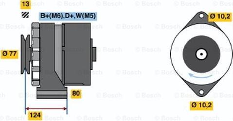 BOSCH 9 120 144 122 - Ģenerators ps1.lv