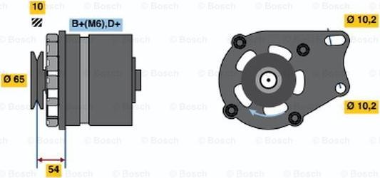 BOSCH 9 120 144 241 - Ģenerators ps1.lv