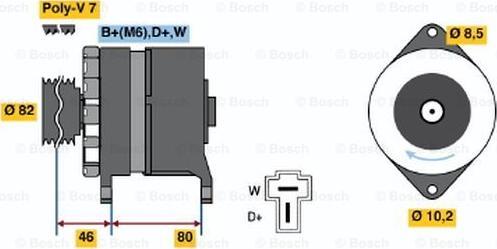 BOSCH 9 120 334 139 - Ģenerators ps1.lv