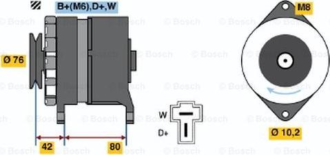 BOSCH 9 120 334 136 - Ģenerators ps1.lv