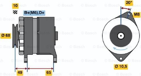 BOSCH 9 120 334 310 - Ģenerators ps1.lv