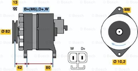 BOSCH 6 033 GB4 018 - Ģenerators ps1.lv