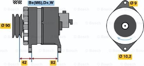 BOSCH 6 033 GB5 001 - Ģenerators ps1.lv