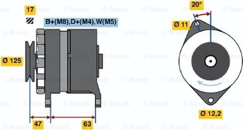 BOSCH 6 033 GB3 009 - Ģenerators ps1.lv