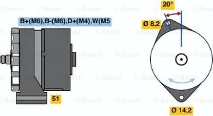 BOSCH 6 033 GB3 014 - Ģenerators ps1.lv