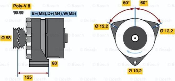 BOSCH 6 033 GB3 010 - Ģenerators ps1.lv