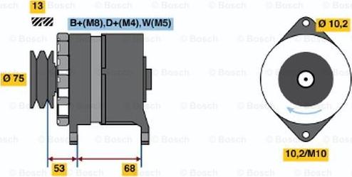 BOSCH 6 033 GB3 034 - Ģenerators ps1.lv