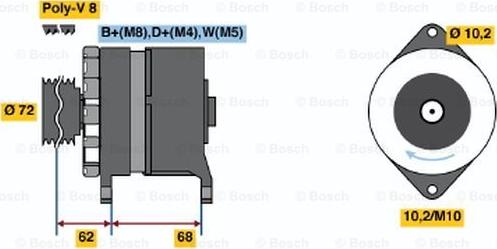 BOSCH 6 033 GB3 033 - Ģenerators ps1.lv