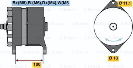 BOSCH 6 033 GB3 020 - Ģenerators ps1.lv