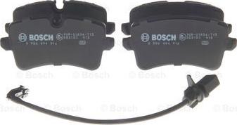 BOSCH 0 986 494 916 - Bremžu uzliku kompl., Disku bremzes ps1.lv