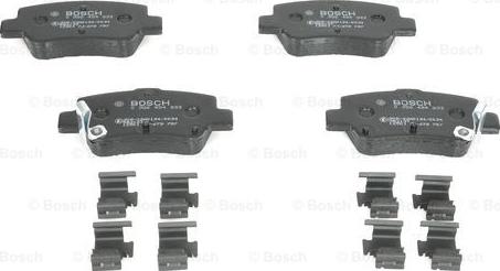 BOSCH 0 986 494 933 - Bremžu uzliku kompl., Disku bremzes ps1.lv