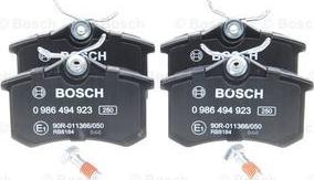 BOSCH 0 986 494 923 - Bremžu uzliku kompl., Disku bremzes ps1.lv