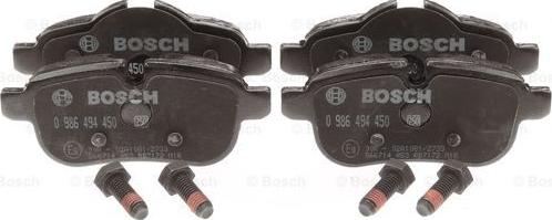 BOSCH 0 986 494 450 - Bremžu uzliku kompl., Disku bremzes ps1.lv