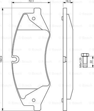 BOSCH 0 986 494 408 - Bremžu uzliku kompl., Disku bremzes ps1.lv