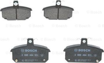 BOSCH 0 986 494 531 - Bremžu uzliku kompl., Disku bremzes ps1.lv