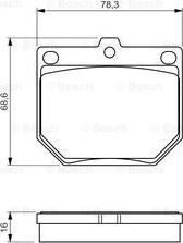 BOSCH 0 986 494 579 - Bremžu uzliku kompl., Disku bremzes ps1.lv