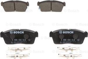 BOSCH 0 986 494 618 - Bremžu uzliku kompl., Disku bremzes ps1.lv