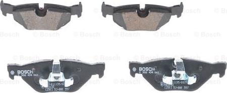 BOSCH 0 986 494 061 - Bremžu uzliku kompl., Disku bremzes ps1.lv