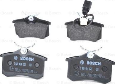 BOSCH 0 986 494 025 - Bremžu uzliku kompl., Disku bremzes ps1.lv