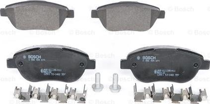 BOSCH 0 986 494 074 - Bremžu uzliku kompl., Disku bremzes ps1.lv