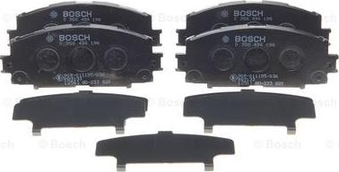 BOSCH 0 986 494 198 - Bremžu uzliku kompl., Disku bremzes ps1.lv