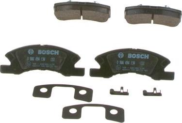 BOSCH 0 986 494 134 - Bremžu uzliku kompl., Disku bremzes ps1.lv