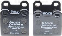 BOSCH 0 986 494 847 - Bremžu uzliku kompl., Disku bremzes ps1.lv