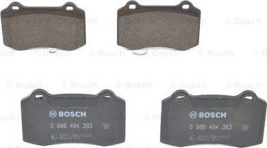 BOSCH 0 986 494 393 - Bremžu uzliku kompl., Disku bremzes ps1.lv