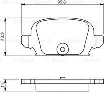 BOSCH 0 986 494 340 - Bremžu uzliku kompl., Disku bremzes ps1.lv