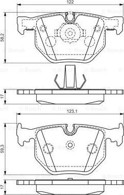 BOSCH 0 986 494 286 - Bremžu uzliku kompl., Disku bremzes ps1.lv