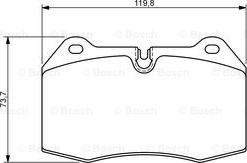 BOSCH 0 986 494 282 - Bremžu uzliku kompl., Disku bremzes ps1.lv