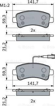 BOSCH 0 986 494 765 - Bremžu uzliku kompl., Disku bremzes ps1.lv