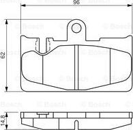 BOSCH 0 986 495 139 - Bremžu uzliku kompl., Disku bremzes ps1.lv