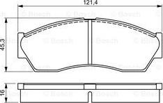 Brake Engineering PA1722 - Bremžu uzliku kompl., Disku bremzes ps1.lv