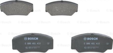 BOSCH 0 986 491 410 - Bremžu uzliku kompl., Disku bremzes ps1.lv