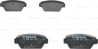 BOSCH 0 986 491 250 - Bremžu uzliku kompl., Disku bremzes ps1.lv