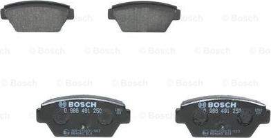 BOSCH 0 986 491 250 - Bremžu uzliku kompl., Disku bremzes ps1.lv