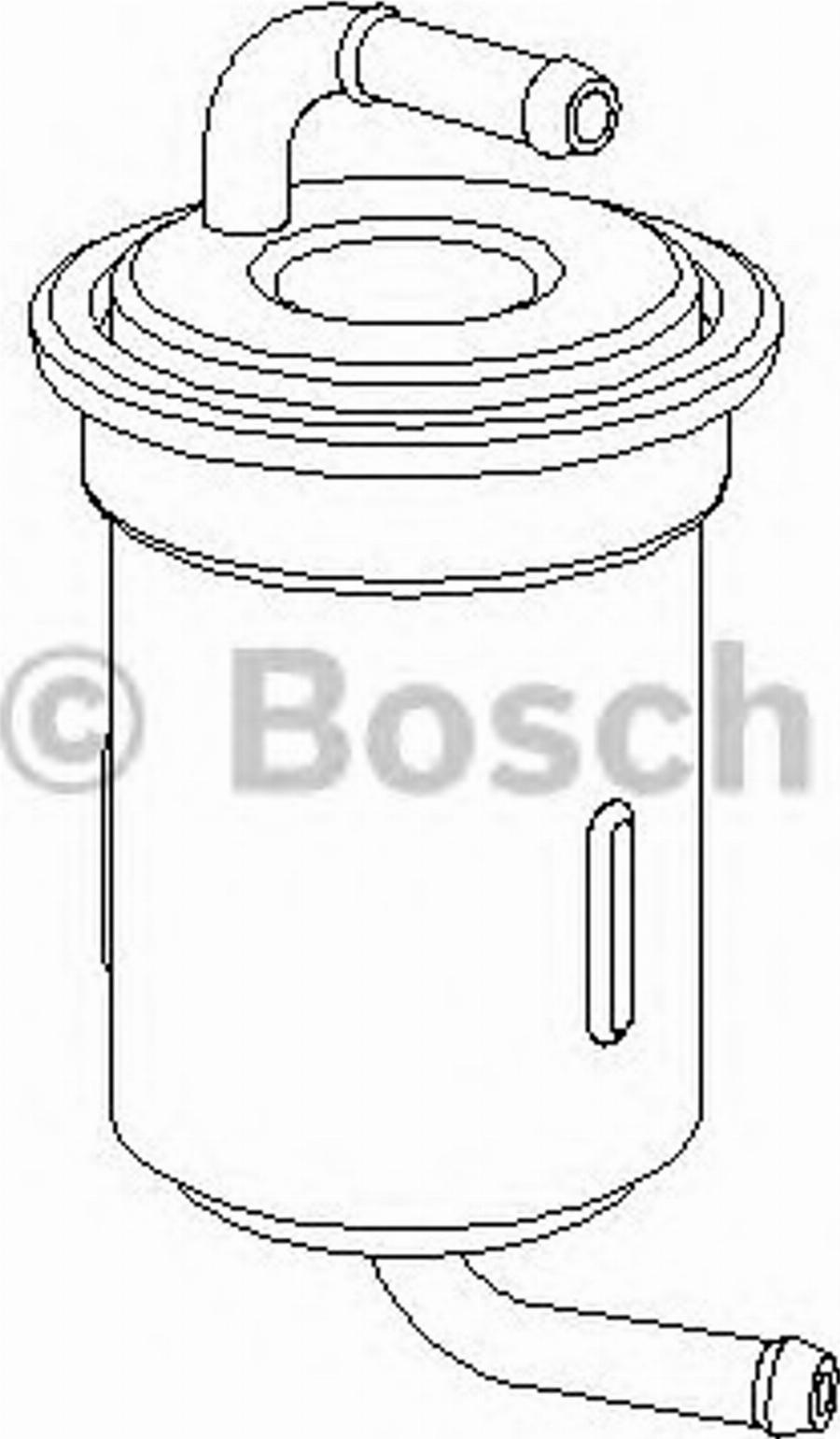 BOSCH 0986450510 - Degvielas filtrs ps1.lv