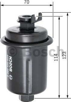 BOSCH 0 986 450 624 - Degvielas filtrs ps1.lv