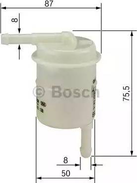 BOSCH 0 986 450 030 - Degvielas filtrs ps1.lv