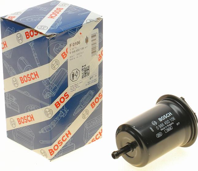 BOSCH 0 986 450 106 - Degvielas filtrs ps1.lv